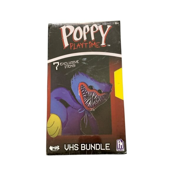 Poppy Playtime VHS Bundle With Exclusive Collectibles & Mystery Items - Picture 1 of 4
